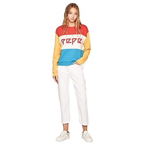 Pepe Jeans Lexi Sky High Jeans Straight, Bianco