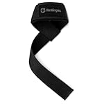 Harbinger Padded Cotton Lift Straps - Soft, Supportive Neotek Wrist Pads - 21.5" Length, 1.5" Width - Reinforced Edges & Heavy-duty Stitching - Cushions Wrists for Lifting Support - Image 2