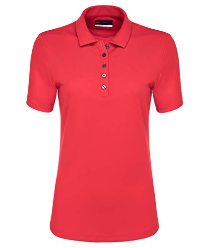 Jack Nicklaus Women's Classic Golf Polo Shirt, Salsa, Medium #TOP2