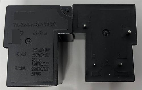 Relé 4 pines YL-224-AS-12VDC para automoción e industria de 40A T90-1A-4P