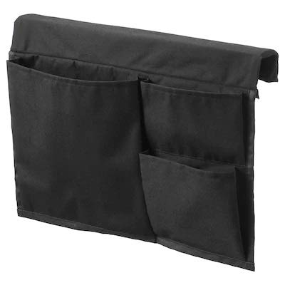 Ikea TSSP Bed Pocket, black39x30 cm (15 ¼x11 ¾) (Black)-image-45