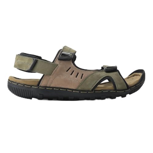 Image of Woodland MEN OLIVE GREEN MENS CASUAL SANDALS