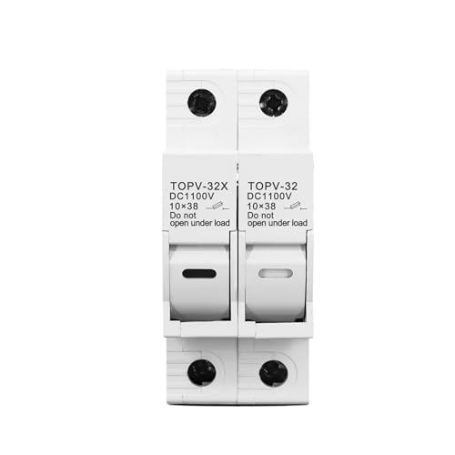 Portafusibles CC 2P 1100V para sistemas fotovoltaicos con base TOPV-30 2