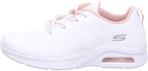 Skechers Women's Squad AIR Sweet Encounter Sneaker, Off White Engineered Knit, 8.5 | Image 1