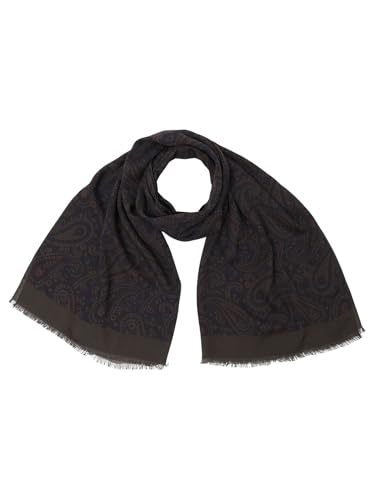 [シップス] プッチーニ Puccini ストール ウール プリンテッド ペイズリー ストール メンズ 118300068 ダークグリーン ONE SIZE