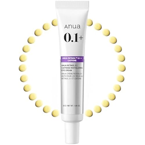 Anua Retinol 0.1 Caffeine Revitalizing Eye Cream, 1.05 fl oz