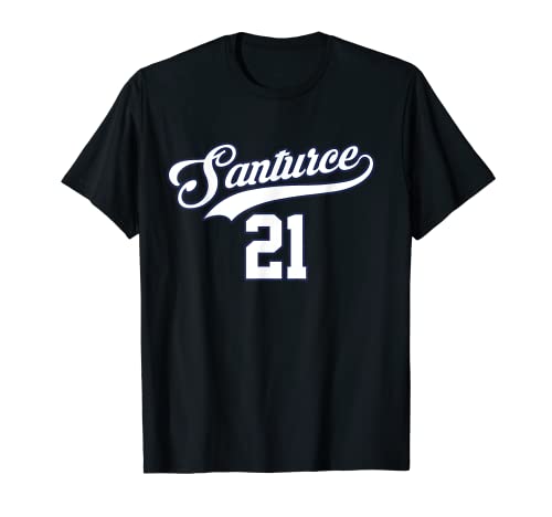 Puerto Rico Baseball 21 Santurce Boricua Baseball Fans Gifts T-Shirt
