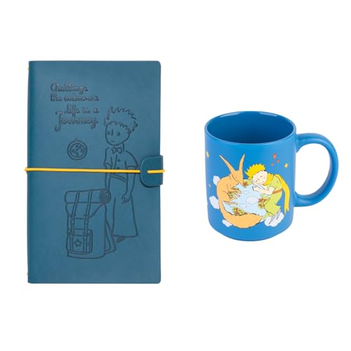 Cuaderno El Principito de cuero y taza de desayuno para tus mañanas de lectura e inspiración