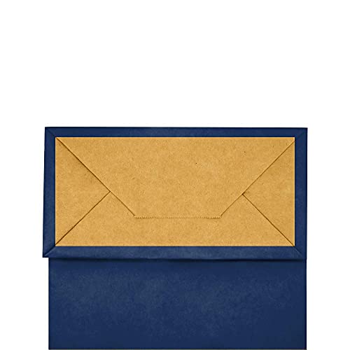 Bagmad Brown&Color Each 100 8X4.75X10 Inch Plain Medium Paper Bags With Handles Bulk thumb #8