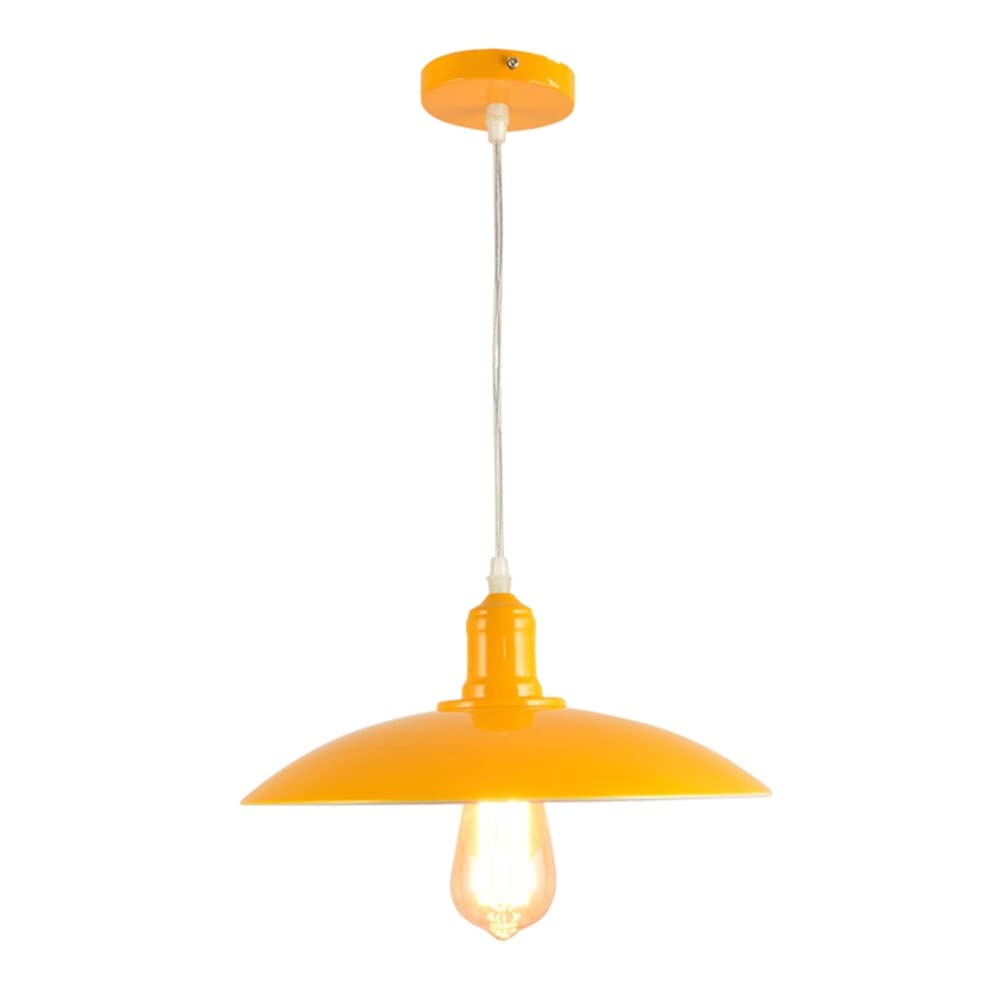 STVDEDG Colorful Farmhouse Pendant Light Nordic Macaron Style Lamp Chandelier E27 Source Single Head Hanging Lamp Personalized Pastoral Hanging Lighting Fixture for Loft Coffee Kitchen Island