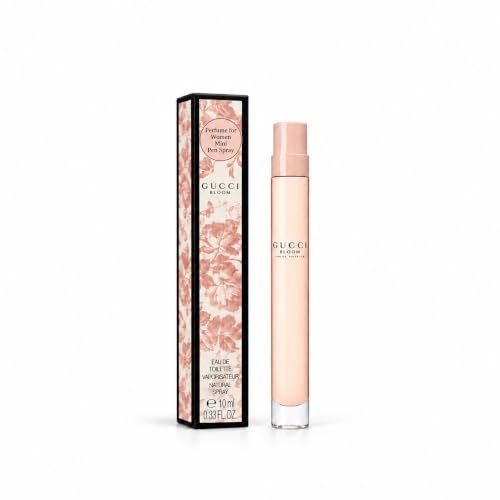 Gucci Perfume for Women Bloom Eau de Toilette Mini Spray 0.33 fl oz, Travel Size Perfume for Women, Ideal for On-the-Go Elegance and Sophistication