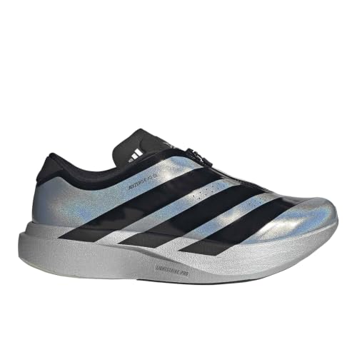 Image of adidas Mens Adizero Evo Sl Zip Sneakers Shoes - Silver