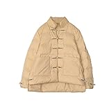 TJHRJTY Chaquetas Acolchadas para Mujer Disco Hebilla Lighte PEQUEÑO PEQUEÑO PEQUEÑO TAMAÑO Fuerte TAMAÑO DE Personaje Colar Colar Flex(M)