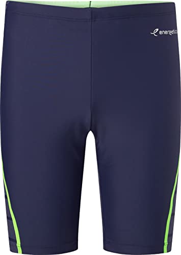 ENERGETICS Unisex Kinder Rex II Badehose, Navydark/Greenlime, 152 Cover