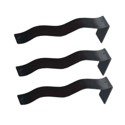 PACKOVE Soporte Acrílico para Horquillas y Pinzas de Cabello Negro, Organizador de Accesorios para Niñas, Exhibidor Compacto para Hogar y Tienda, Set de 3 Piezas Estilo Moderno en Forma