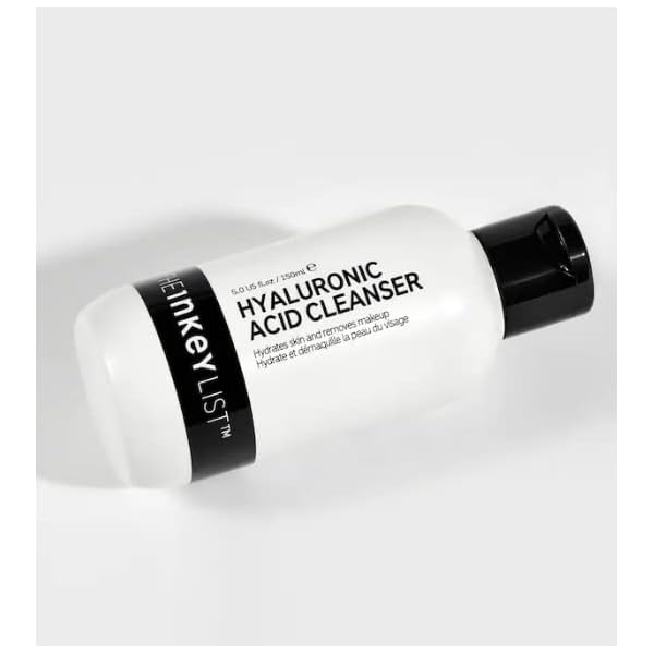 Inkey List Hyaluronic Acid Cleanser. Hydrates Skin and Removes Makeup