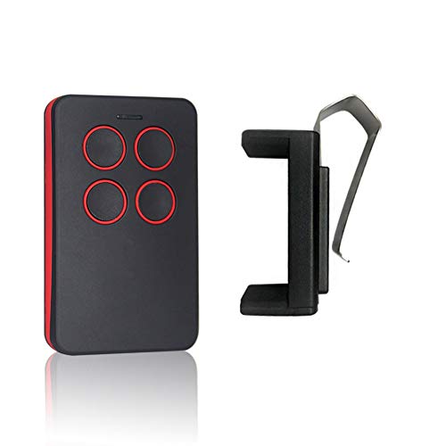 Universal Garage Door Opener Remote with Intellicode Security Technology,Control Up to 4 Garage Door Remote-Compatible with Genie Garage Door Openersï¼ˆRedï¼‰