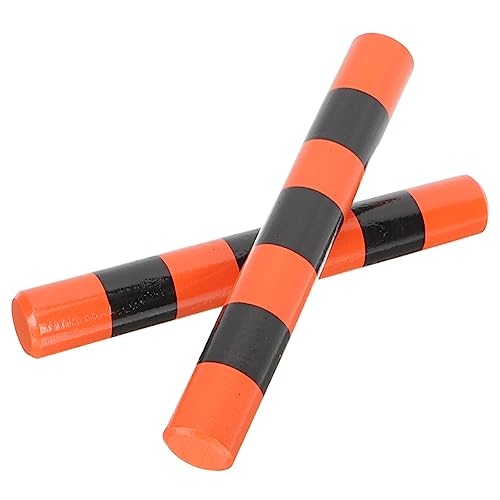 GOOHOCHY 2個音楽リズムスティック 幼児用音楽玩具 打楽器スティック 子供用リズムロッド 教育楽器 簡単操作で視覚聴覚の発達をサポート