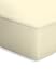 Produktbild schlafgut 005-094 Microfaser-Feininterlock Spannbetttuch / 180 x 200 cm, Ecru