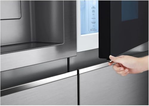 Lg GSXV91PZAE Frigorifero Americano Side By Side Instaview Total No Frost Con Congelatore, 635 L, Dispenser Acqua E Ghiaccio Uv Nano, Door Cooling, Linear Cooling - Frigo Smart Con Wi-Fi E Freezer - 8