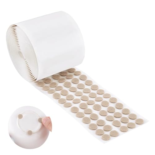 PH PandaHall 1000pcs Self Adhesive Felt Pads Cabinet Door Bumpers 10mm