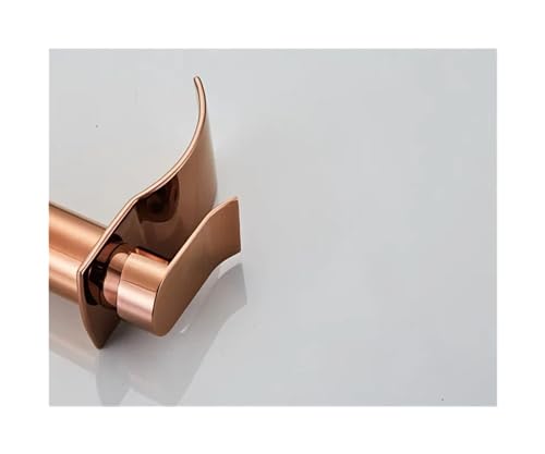 Robinet de cuisine cascade rose gold pour un intérieur moderne - 4