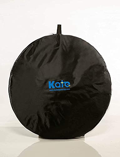 Kate 5X6.5Ft(1.5X2M) Collapsible Backdrop Blue Brown Texture Folding Double Sided Backgrounds For Photo, Video Meetings, Live Streaming #TOP6