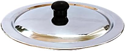 Starlinks® Heavy duty Stainless Steel for vessels, for kadai Lid with Knob. Lid diameter:31.5cm. Weight: 290gm. Quantity:1 S7