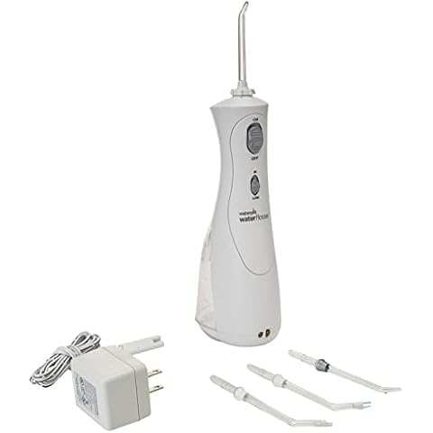 Waterpik WP-450 blau, weiß elektrische Zahnseide Cover