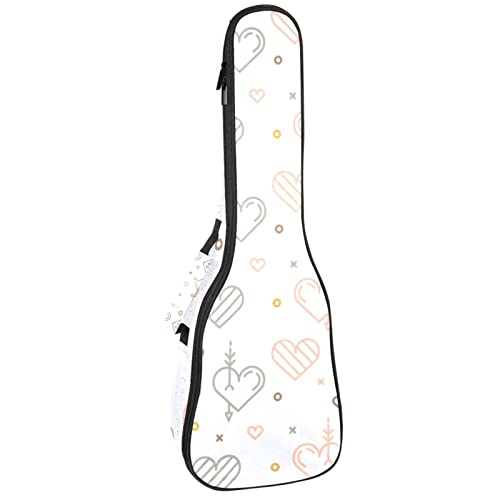 Sac pour ukulélé concert, soprano et ténor rembourré 10 mm