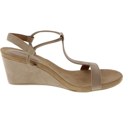 Style & Co. Womens Mulan Faux Suede T-Strap Sandals Taupe 8.5 Medium (B,M)3
