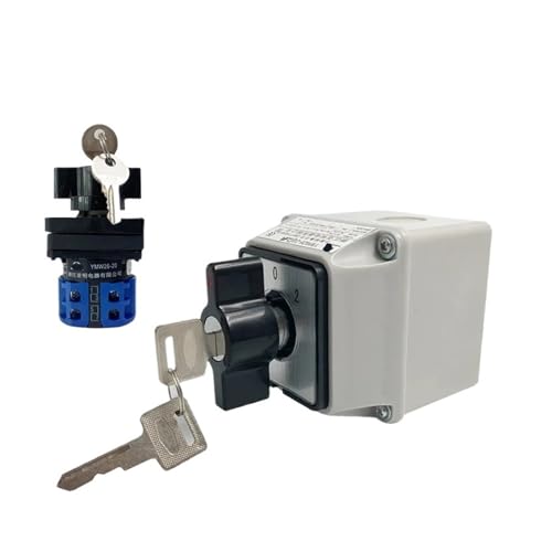 Interruptor de levas 3 posiciones YMW26-20 para solucionar cortes y organizar cuadros eléctricos