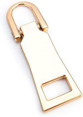 JunfamileeGold Zipper Pull Replacement, Zipper Slider Pull Tab for Luggage, Backpack, Jacket, Suitcase Coat (M)