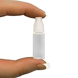 Mini Dropper Bottles 3ml / 3cc Natural (Clear) LDPE - Set of Ten (10)