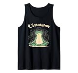 Ohm Frosch Yogalehrer Fitness Inhale Exhale Savasana Sport Tank Top