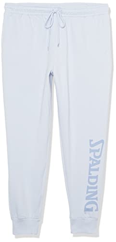 Pantalon de jogging à bandes pour femme Spalding en molleton premium noir
