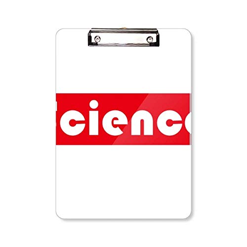 Porte-bloc Rouge A4 Course and Major Science porte-document rigide de bureau