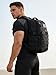 Wotony Military tactical backpack, backpack for men black small tactical assault bag (Black, 18.5 inch)