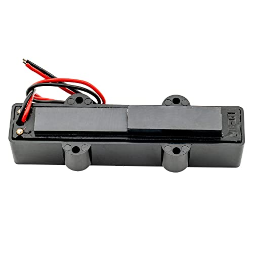 Wilkinson Variable Gauss Ceramic Traditional Jazz Bass Bridge Pickup For Jb Style Electric Bass, Black #TOP4