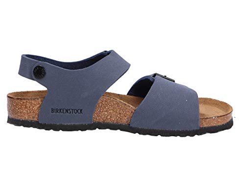 Birkenstock Unisex-Child New York Kids Navy Birkibuc Sandals 32.0 W EU R 0877714