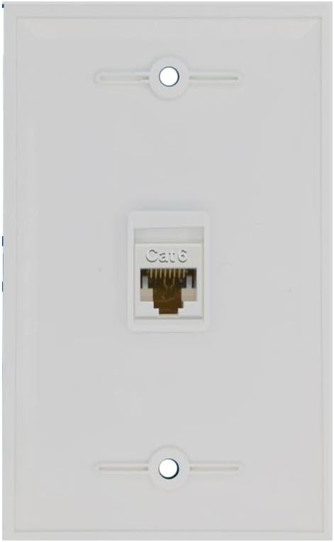 Miniatura 2 de RiteAV Placa de pared decorativa, 1 entrada, Cat6