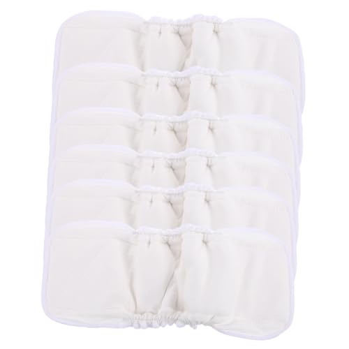 Inserts de couches lavables absorbantes et réutilisables en fibre naturelle