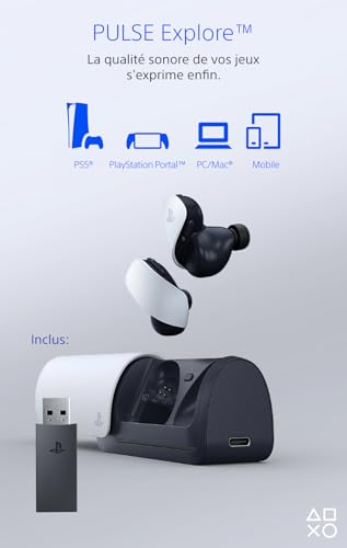 Pulse Explore auriculares de botón inalámbricos para jugar en PlayStation 5 en casa 2