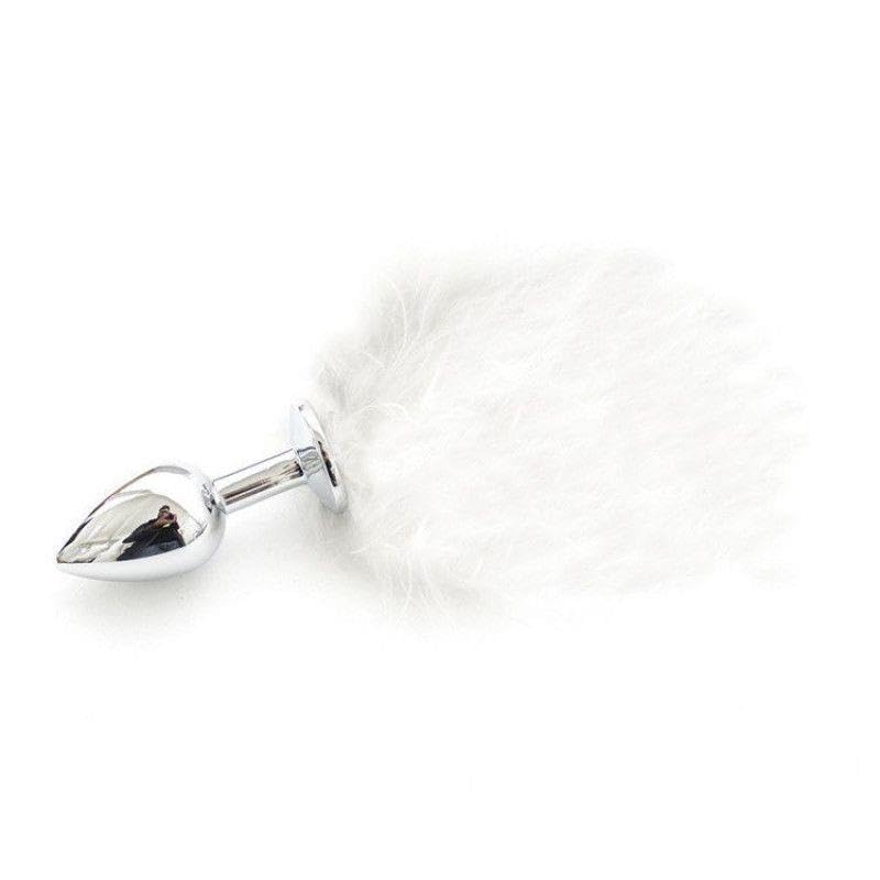 Plug Anal Queue Blanche Gode Plug du sfintere Bouchon