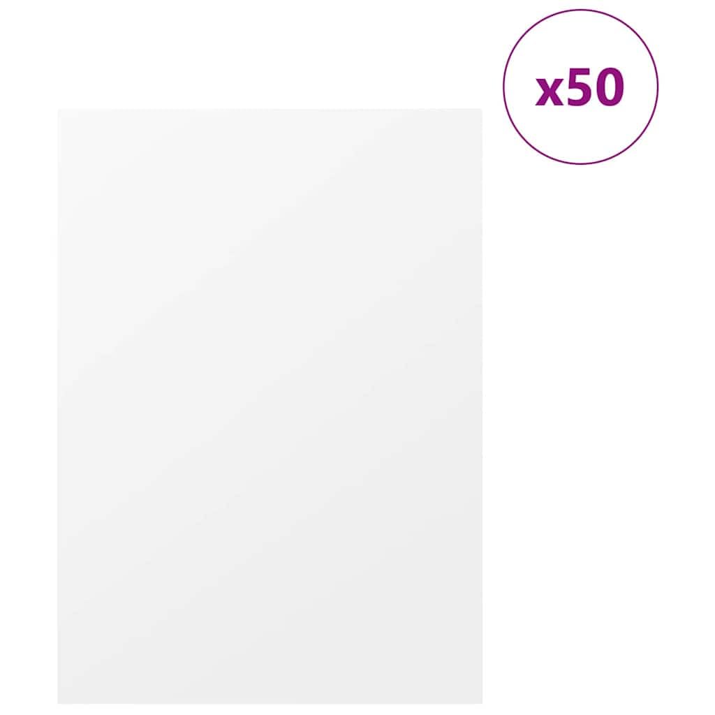 Placas decorativas de madera blanca, 30 x 42 x 0,27 cm, 50 unidades, para interiores, para manualidades, para pintar, grabar, tallar, manualidades, decoración, regalo, accesorios