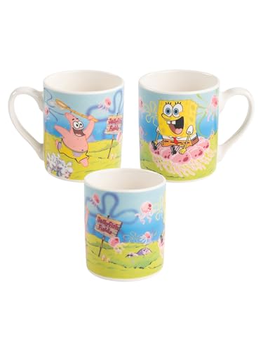 Imagen de Bob Esponja Taza para Niños Jellyfish Medusas Infantil Taza Infantil de Cerámica 230 ml