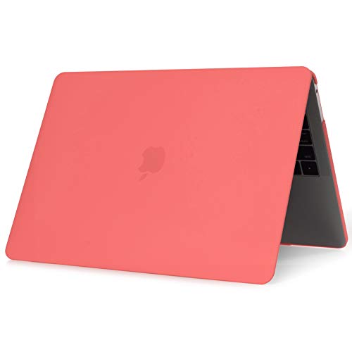Image of Case Compatible with MacBook Air 13 inch A1466 & A1369 Older Version 2010-2017 Release Plastic Hard Shell Cover Case, Matte Brick Orange