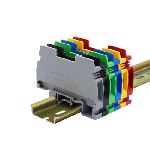 Bloque de terminales de prueba URTK/S en carril DIN de 6mm² para corriente segura 3