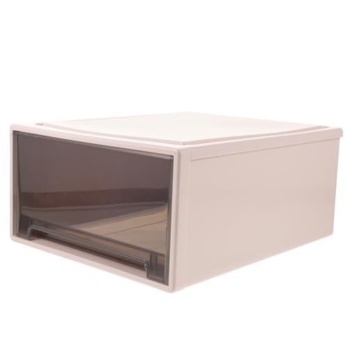 Hohopeti 1 cajón de cartón para la entrada, estantería de libros, cajones para guardar ropa, contenedores, organizador de ropa, contenedor para objetos pequeños, plástico