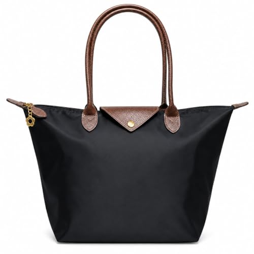 Image of ARIEL-GXR Women’s Tote Bag with Zip, Waterproof Nylon, Black, M